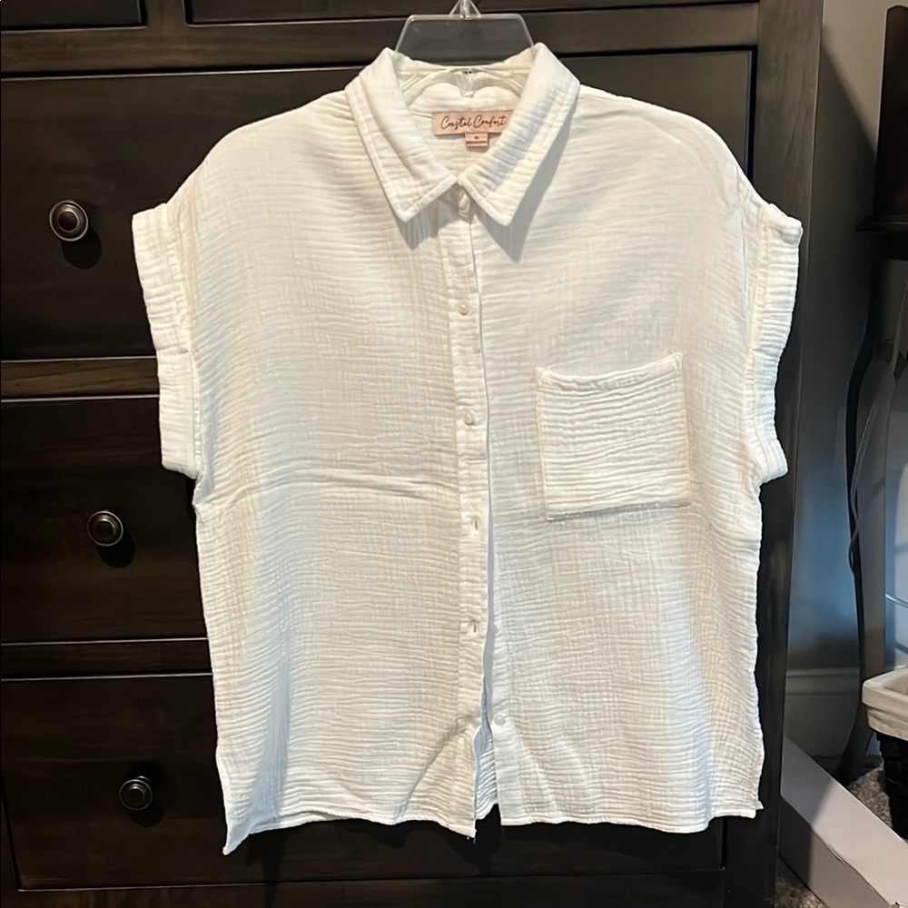 Casual Corner White Women's Top